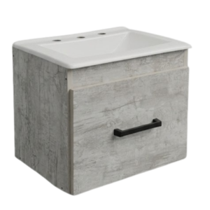 Vanitory flotante tiger 50cm Bacha Fibra y Marmolina (COD.tiger50)